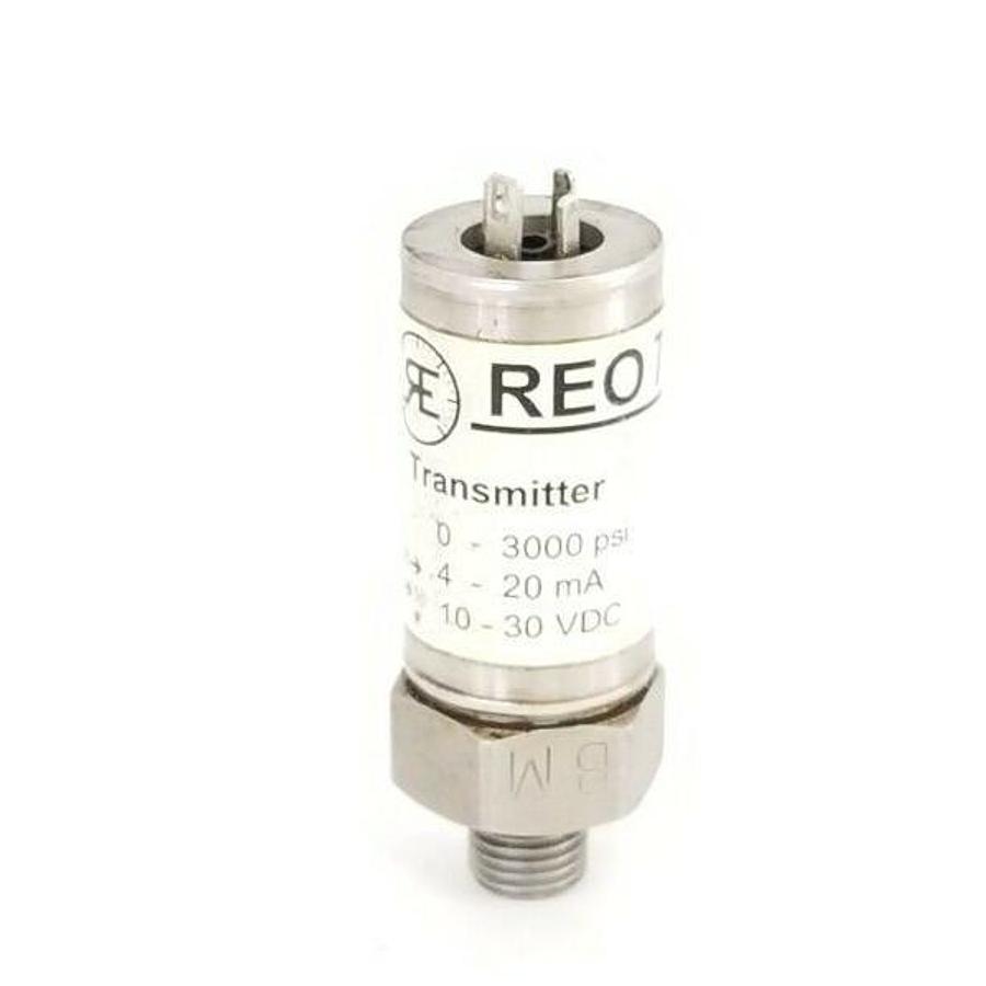 Used REO-TEMP TG1-P32-1A7B GENERAL PURPOSE TRANSMITTER 0-3000 PSI 4-20mA 10-30VDC