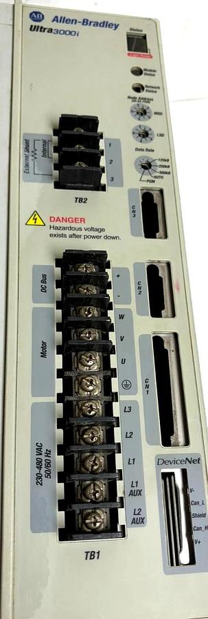 Used Allen-Bradley 2098-DSD-HV150X-DN Ultra3000i Digital Servo Drive 15kW DeviceNet