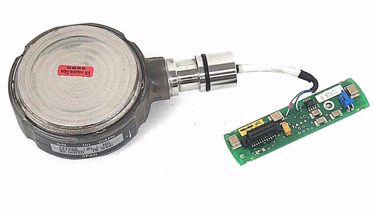 Used NEW ABB C22928P OIL DIAPHRAGM 30IN-H20 75MBAR PRESSURE TRANSMITTER 177765 SI HC