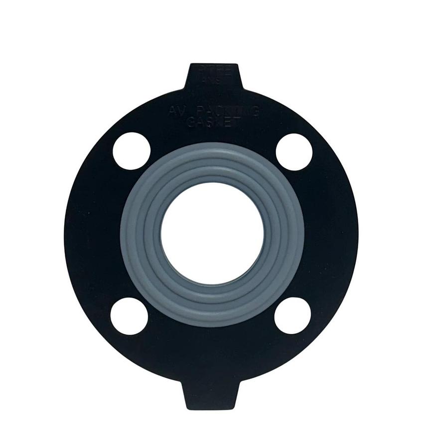 Used ASAHI 40 (1-1/2) ANSI AV PACKING GASKET PTFE OEM 1-1/2'' FLANGE TEFLON BOND NSNP