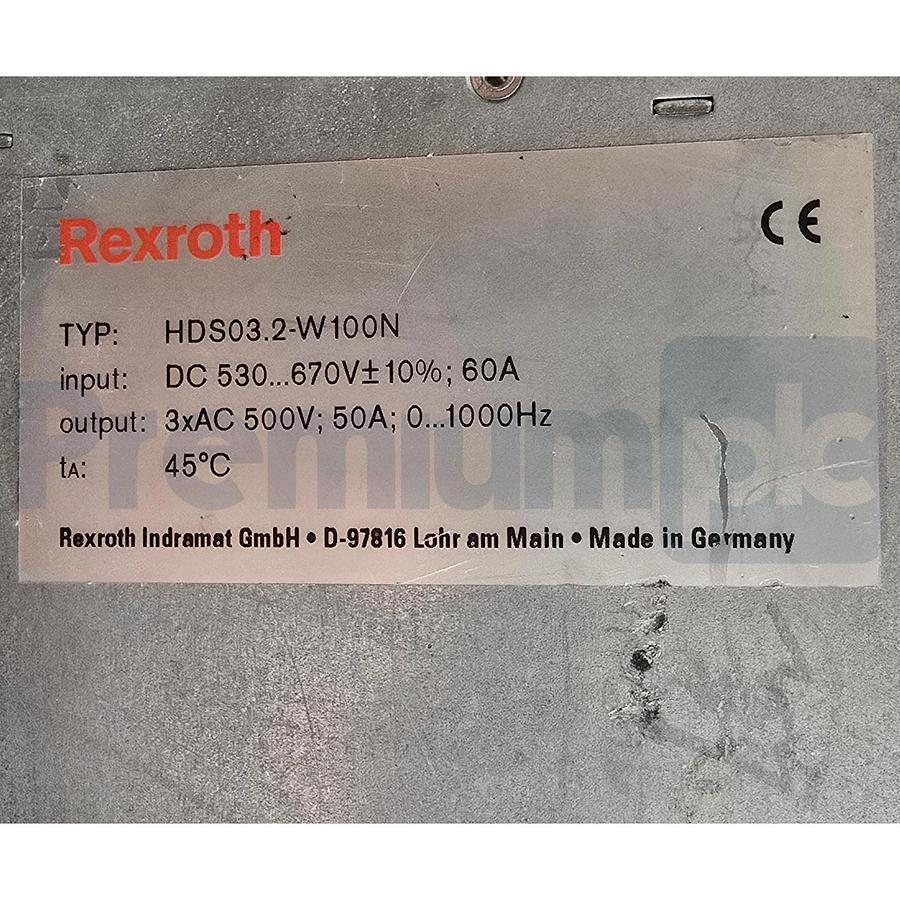 Used Rexroth Indramat HDS03.2-W100N-HS45-01-F Servo Drive R911190033 | R911190228