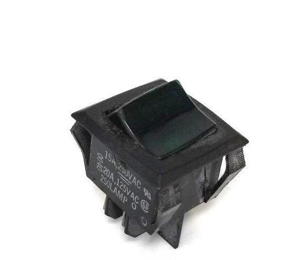 Used CARLINGSWITCH GREEN TOGGLE SWITCH 15/20A, 250/125VAC, 250LAMP, 0040
