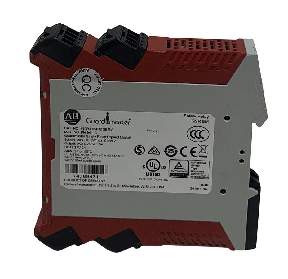 ALLEN BRADLEY 440R-EM4R2 /A Guardmaster SAFETY RELAY EXPANSION MODULE GSREM NSMP