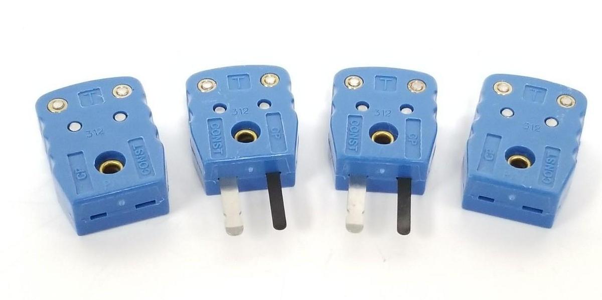 Used 2 NEW SETS OF OMEGA 312 BLUE MALE & FEMALE PLUGS