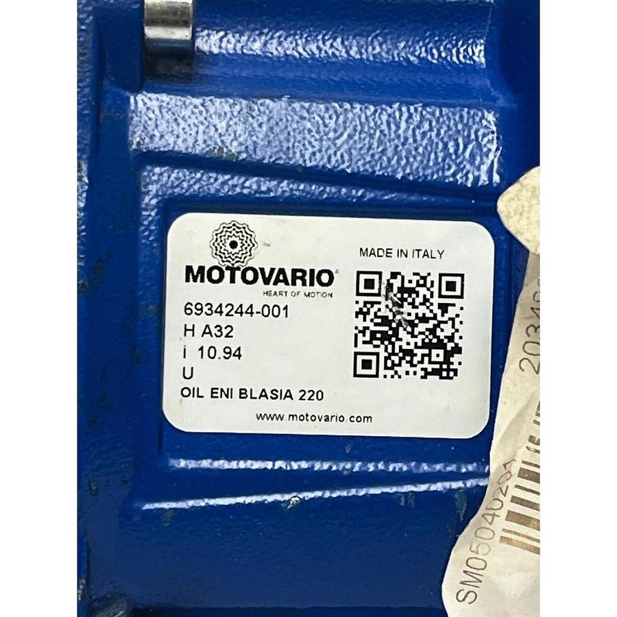 Motovario HA32 Helical Gear Reducer 10.94:1 Ratio Aluminum Housing - NSNP