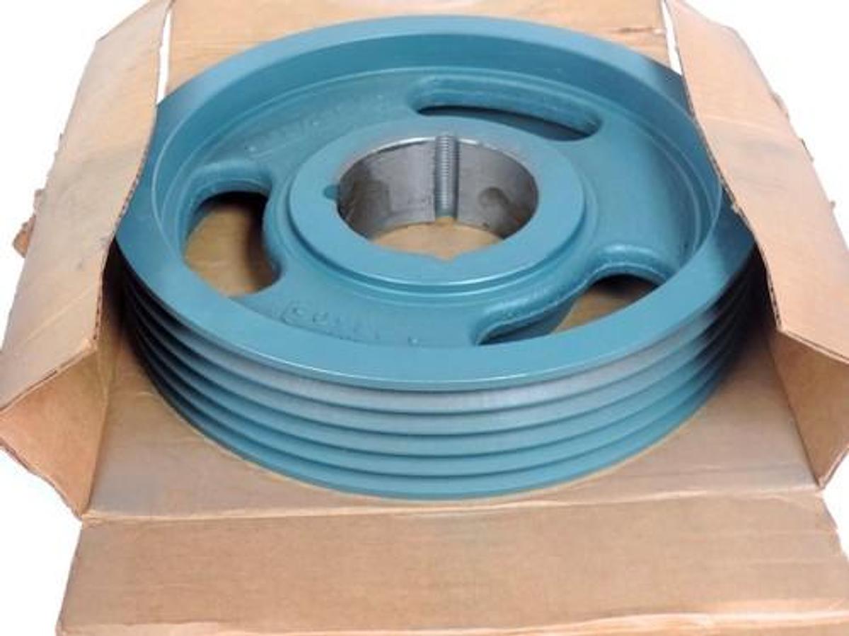 Used NEW DODGE 112066 DYNA-V SHEAVE SIZE 3V, 5 GROOVES, O.D. 10.6" 2517 BUSHING REQ'D