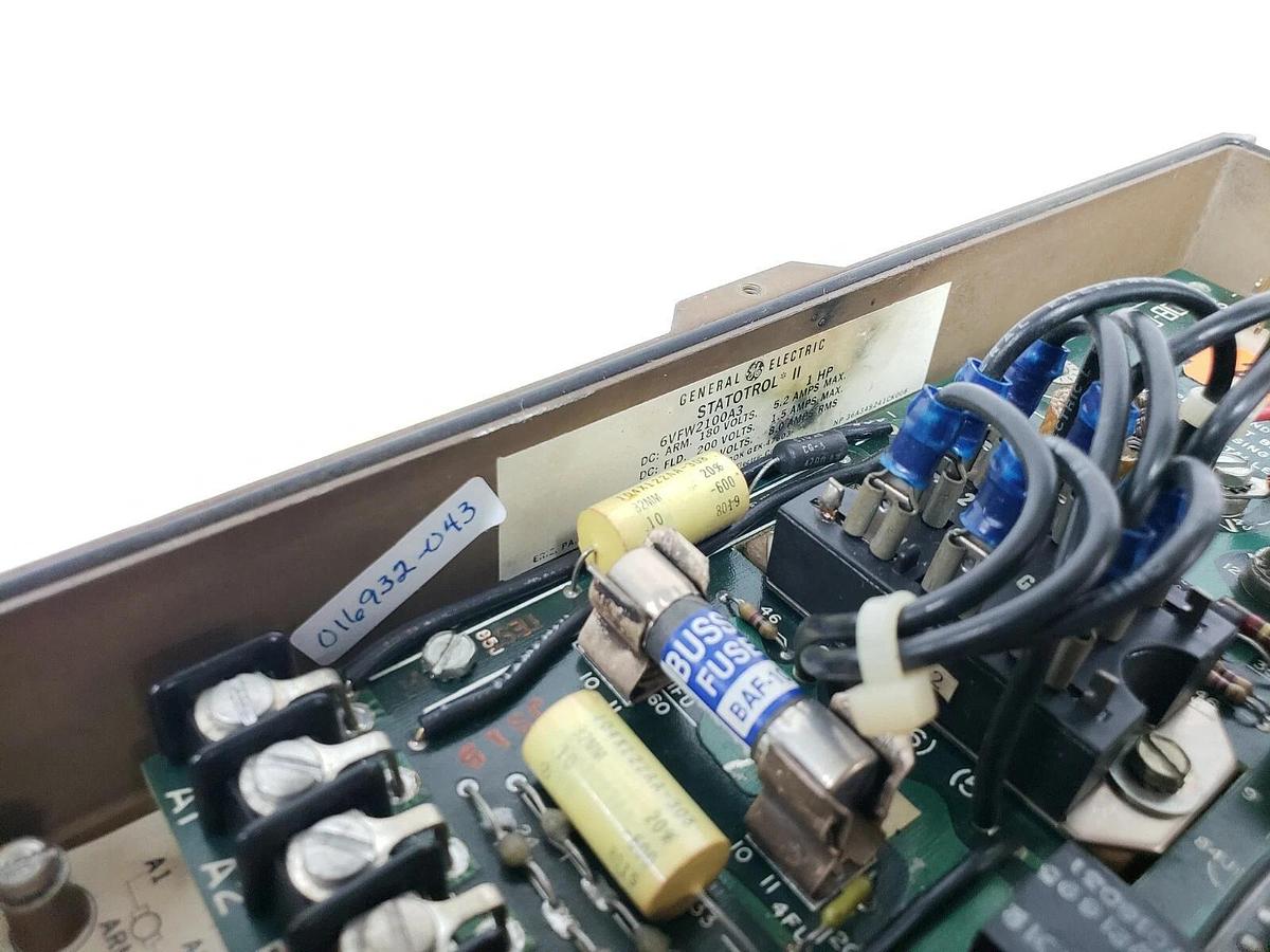 REPAIRED GE 6VFW2100A3 STATOTROL II DRIVE 6VFWC2100A3 193X643ADG222 (INCOMPLETE)