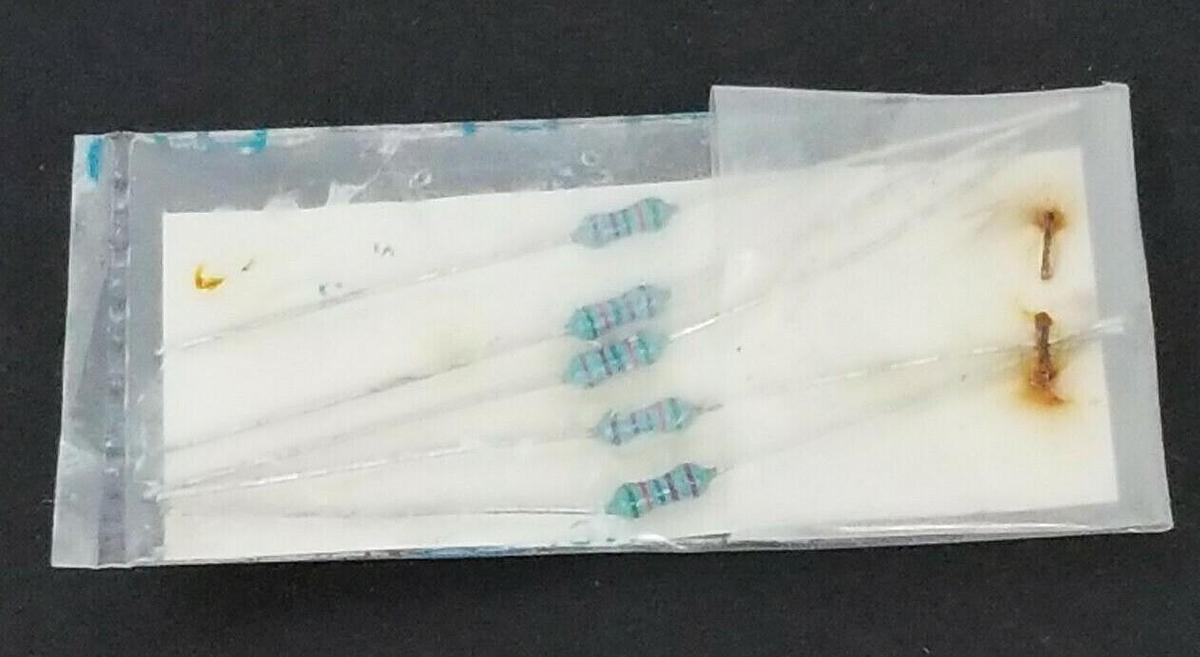 Used LOT OF 4 NEW DIGI-KEY CORP. 5.36K OHM METAL FILM RESISTORS 1/4WATT 1%, 5.36KX
