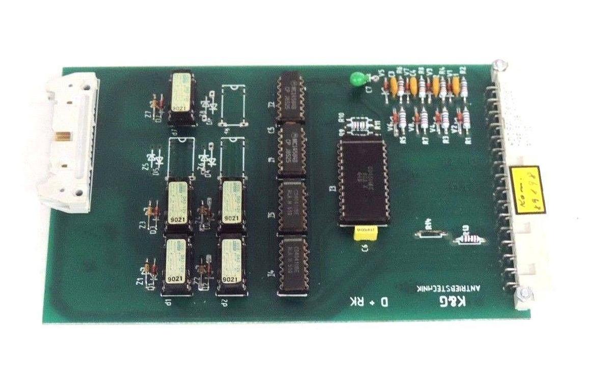Used K & G DISA D+RK RAMP CARD 510-3571,9138 Y 1077, DRK