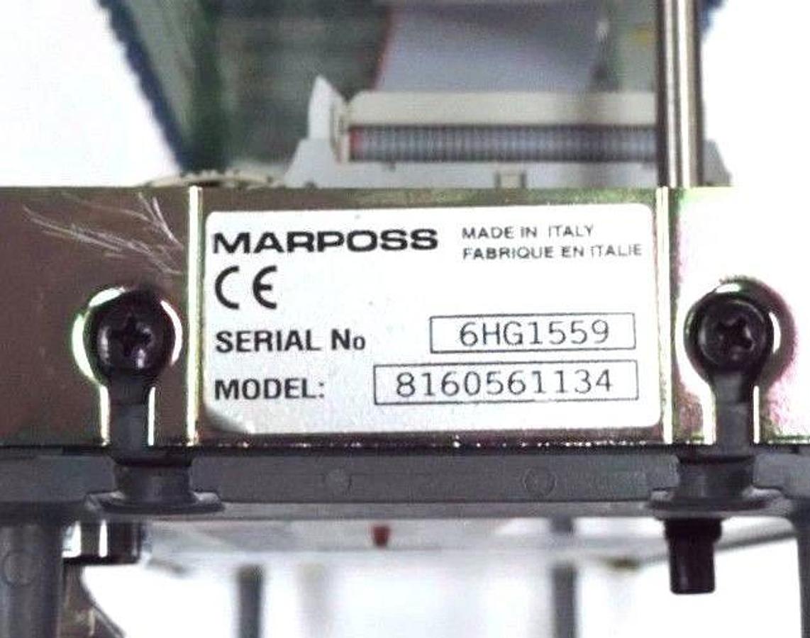 Used MARPOSS E3C 8160561134 PROCESS CONTROLLER W/ 6830326601, 6116320400 BOARDS