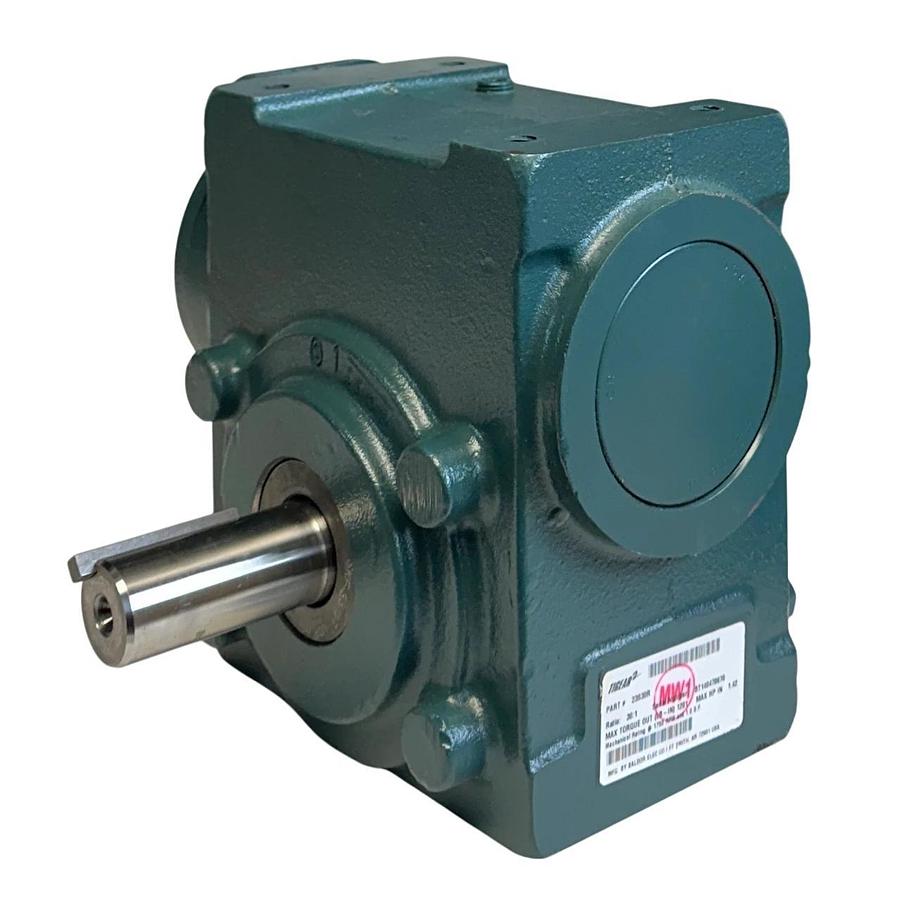 DODGE 23S30R TIGEAR-2 RIGHT-ANGLE WORM GEAR REDUCER 30:1 RATIO 1.42HP MAX NSMP