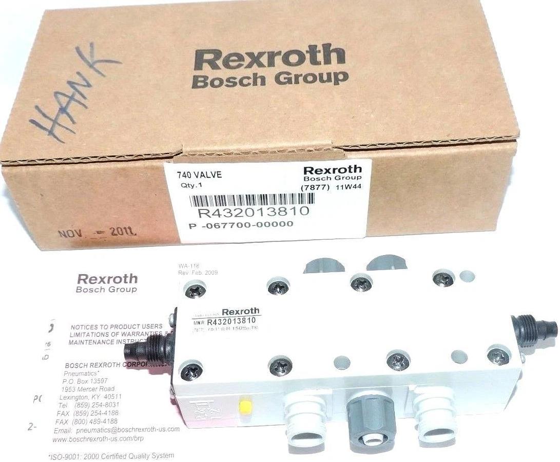 Used NIB REXROTH BOSCH R432013810 740 VALVE 150 MAX. PSI