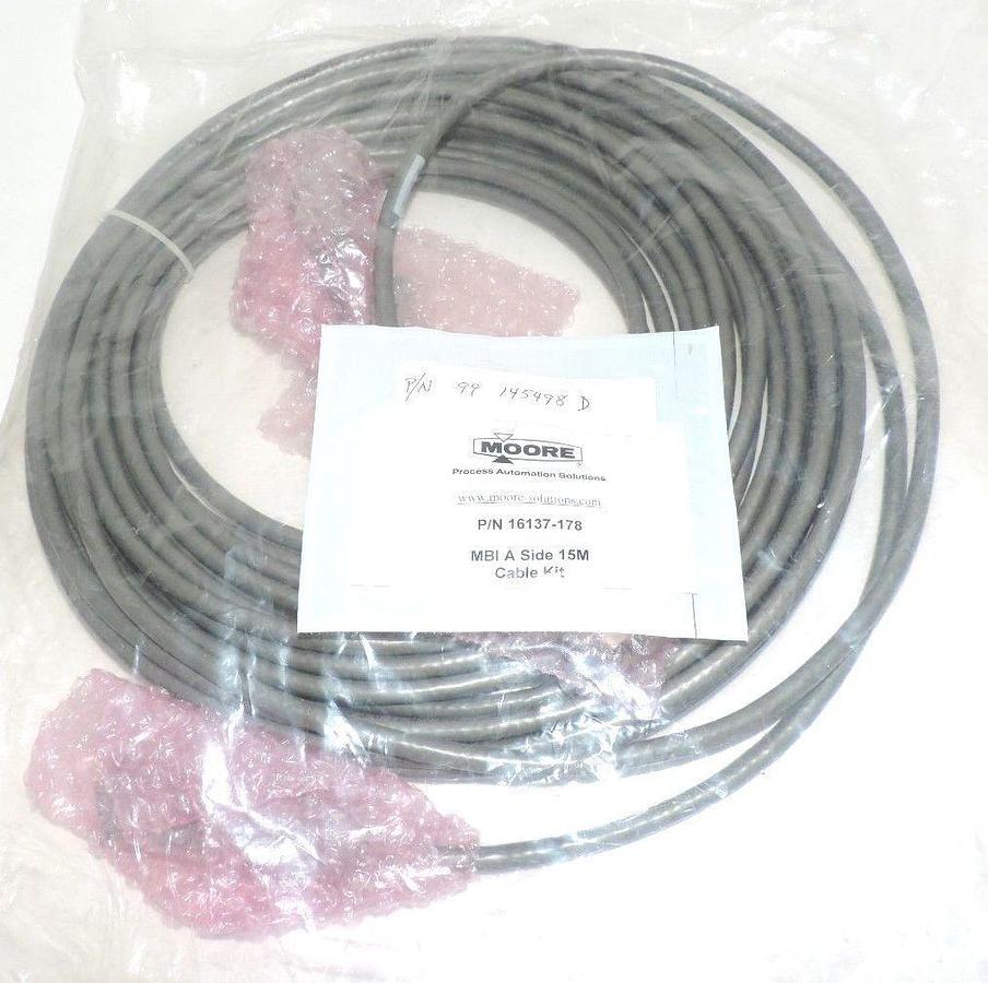Used NEW MOORE 16137-178A MBI A SIDE 15M CABLE KIT 16137178A