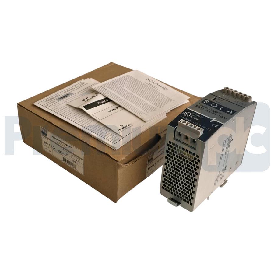 Sola/Hevi-Duty SDN2.5-24-100P DC Power Supply 24V 2.5A 60W DIN Rail - NSMP