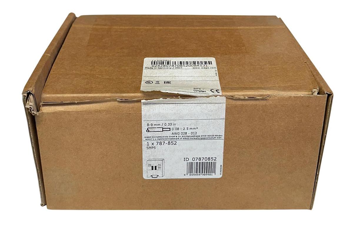 Used WAGO 787-852 / 07870852 EPSITRON PRO Power POWER SUPPLY 400-500VAC IN 24VDC NSMP