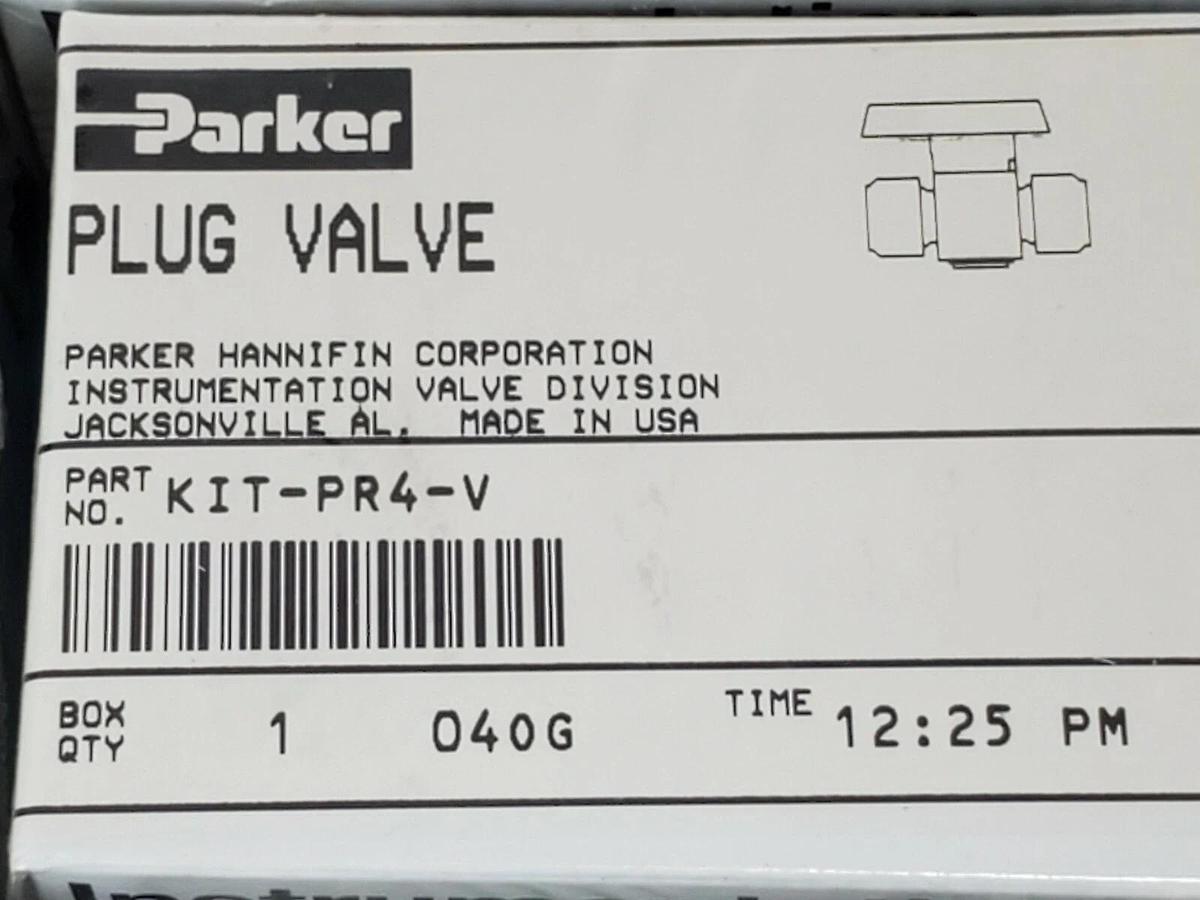 Used LOT OF 6 NIB PARKER KIT-PR4-V KITS KITPR4V