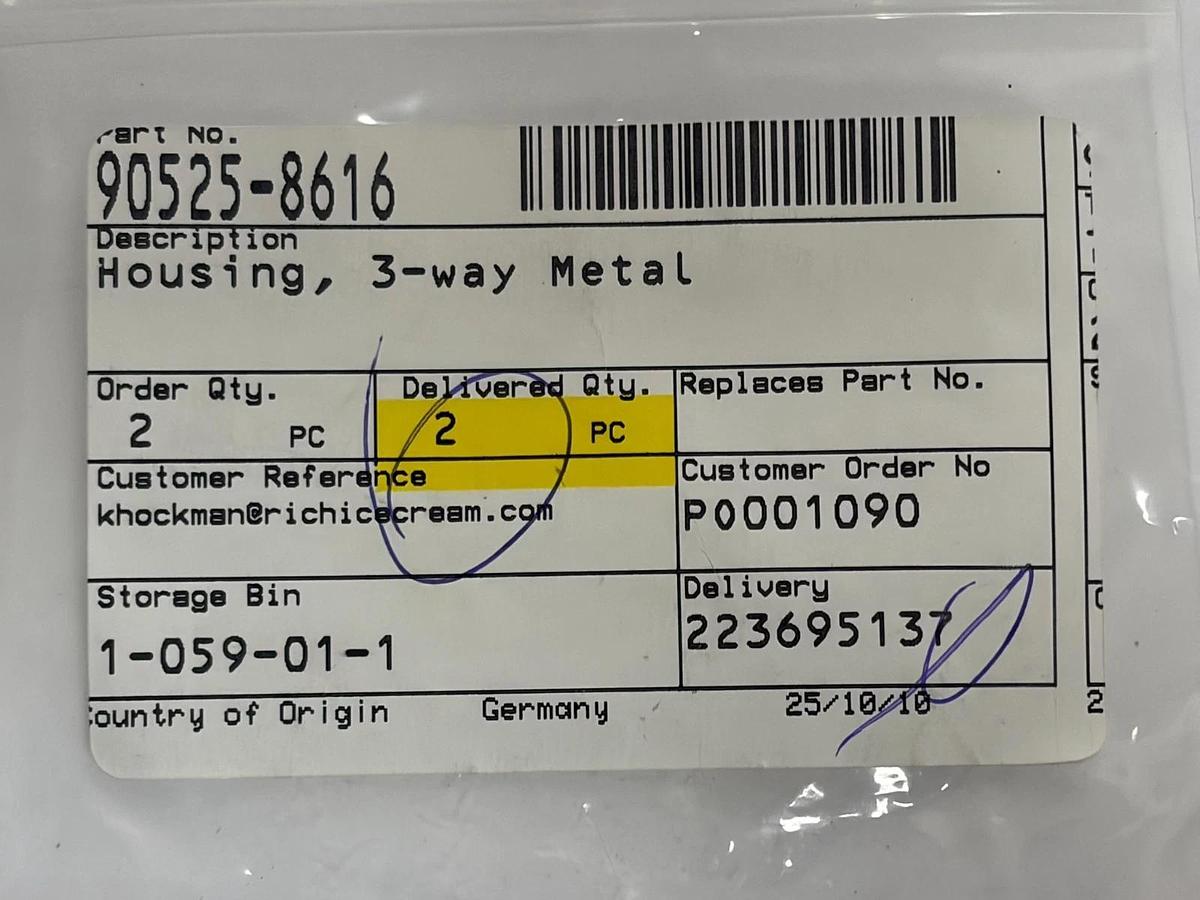Siemens Sirius Act 3SU1550-0AA10-0AA0 3-Way Metal Module Holder Lot of 2