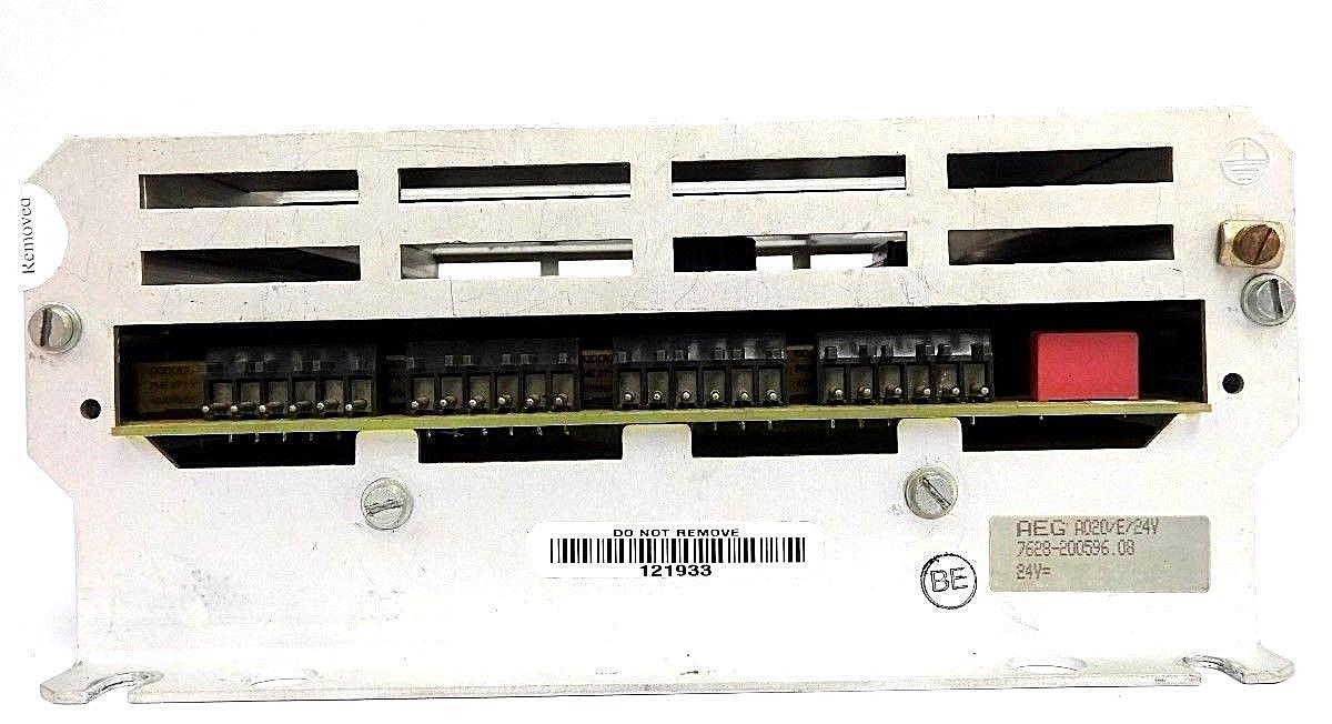Used AEG GOULD MODICON A020/E/24V 7628-200596.08 LOGISTAT EXTENSION 24V - REPAIRED