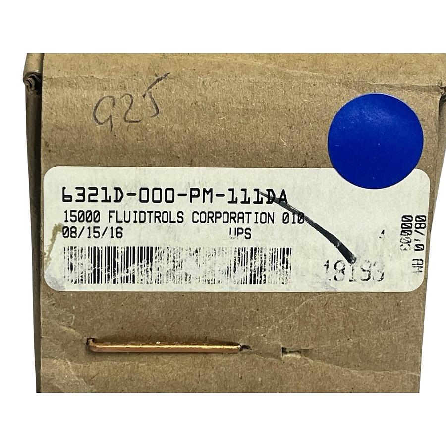 Used Mac 6321D-000-PM-111DA Solenoid Operated Pneumatic Valve PM-111DA 120VAC