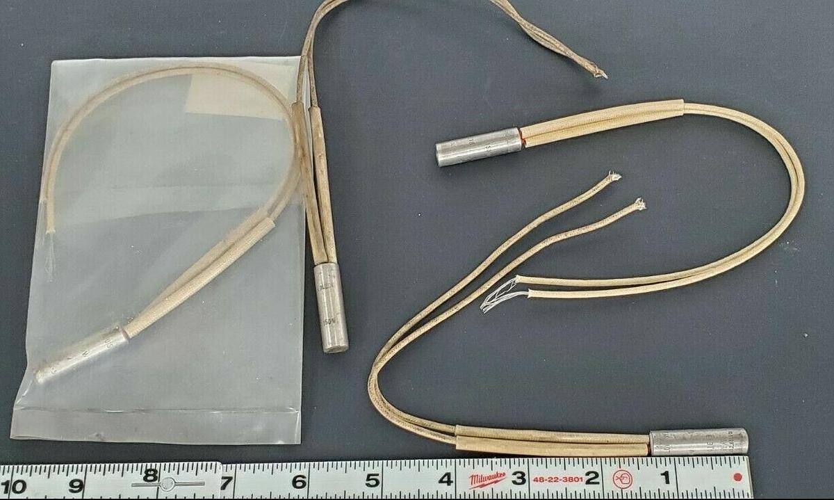 Used LOT OF 4 WATLOW FIREBIRD G1E1B CARTRIDGE HEATERS 230V 150W