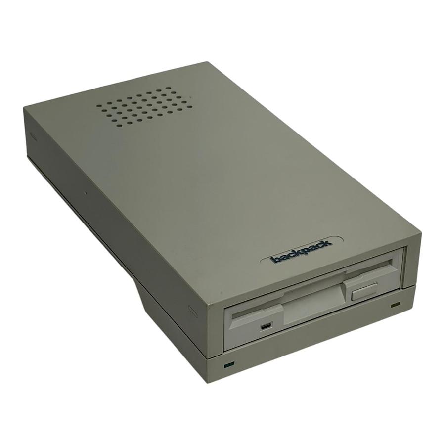 Used Vintage MicroSolutions Backpack 3.5" External Floppy Diskette Drive Model 014350