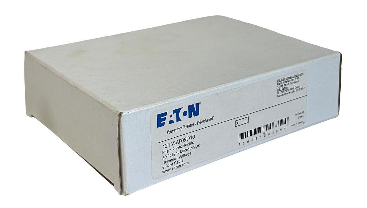 Used EATON 12155AF09D10 PRISM PHOTOELECTRIC 20FT SYNC DETECTOR/DK 9FT CABLE NSMP