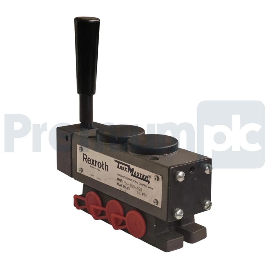 Rexroth R431008498 Taskmaster Pneumatic Directional Valve 200PSI PJ-033210-00000