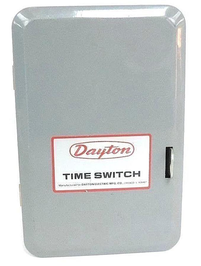 Used DAYTON 2E026 PROGRAM TIME SWITCH FOR 96 TIMING OPERATIONS ON 24 HOUR SCHEDULE