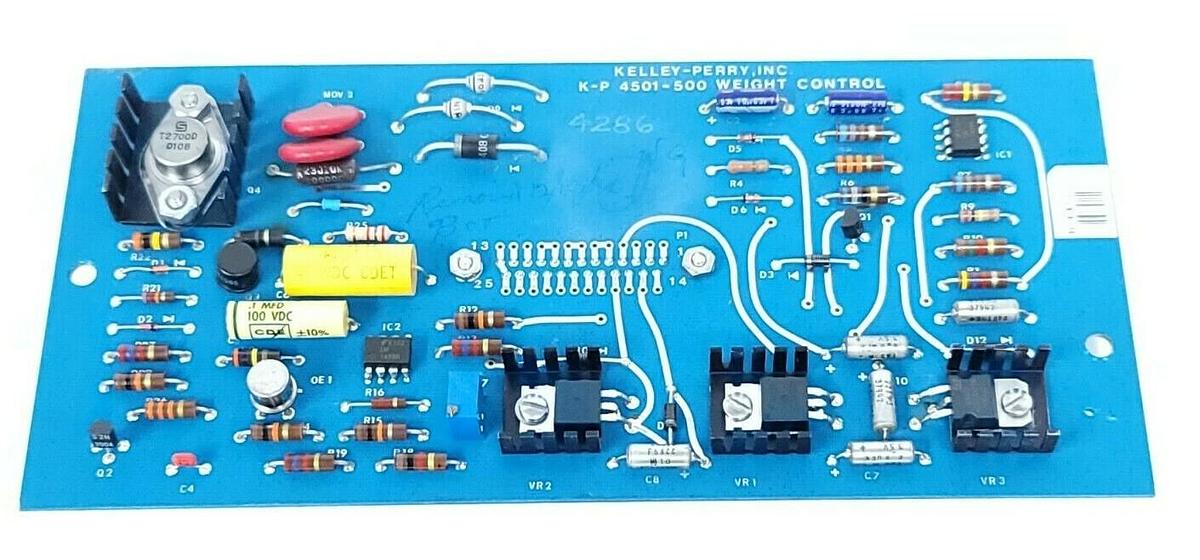 Refurbished REPAIRED KELLEY-PERRY 4501-500 WEIGHT CONTROL BOARD 4501500