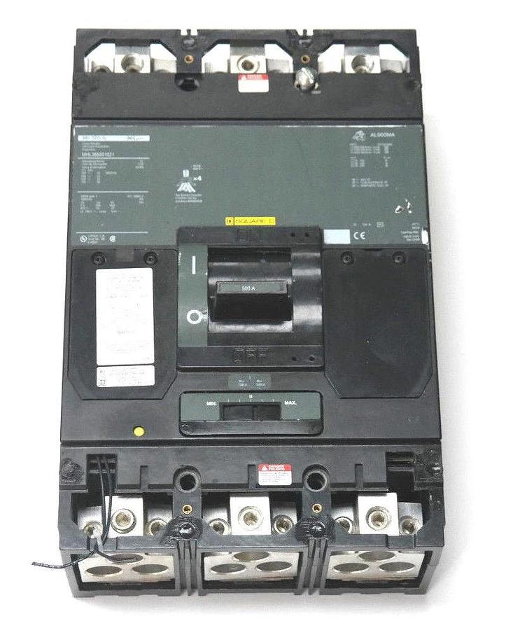 NEW SQUARE D MHL365001021 MOLDED CASE CIRCUIT BREAKER 600V 500A