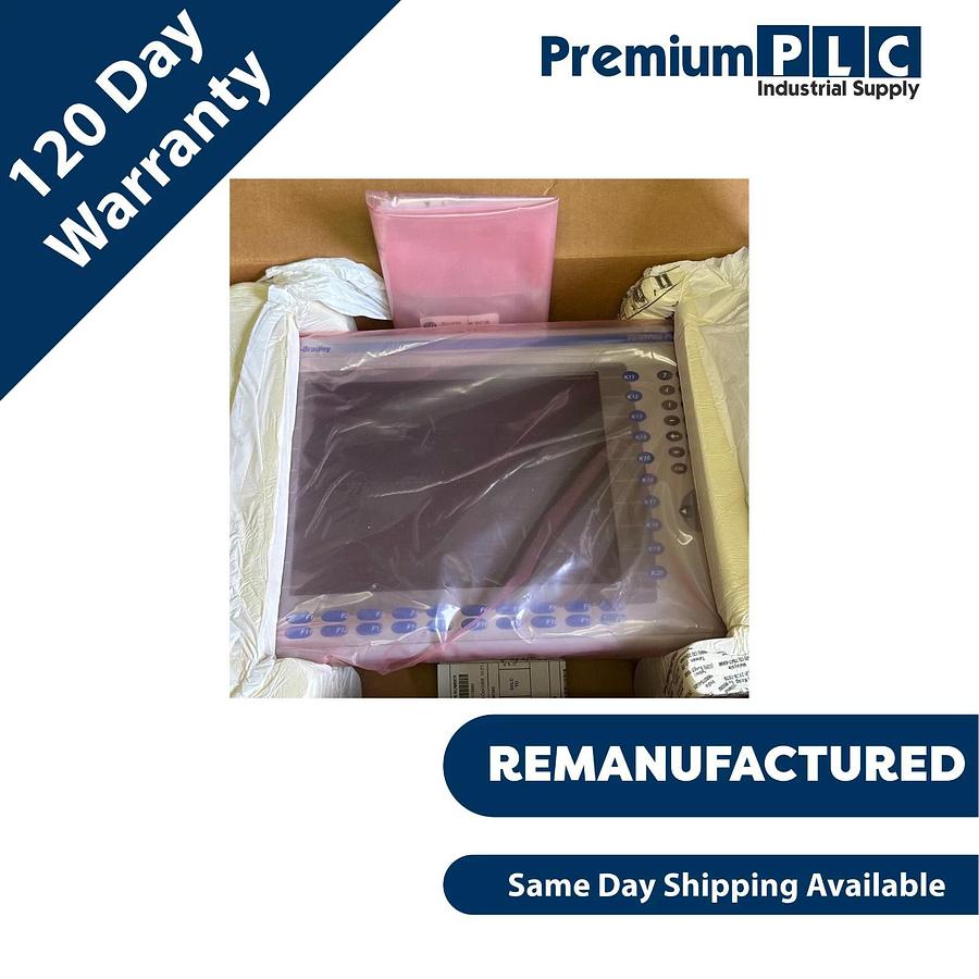 Refurbished REMAN. ALLEN BRADLEY 2711P-K12C4D1 /A PanelView Plus 1250 COLOR 2711P-RDK12C