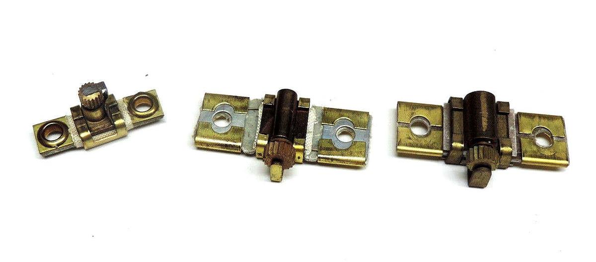 Used LOT OF 6 NIB SQUARE D HEATER ELEMENTS (2) 1-B0.57 (2) 1-B0.51 (2) 1-A1.16