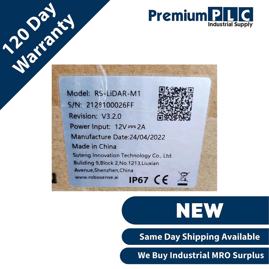 Used NEW RoboSense RS-LiDAR-M1 V3.2.0 M1 AUTOMOTIVE-GRADE SOLID-STATE LiDAR SENSOR