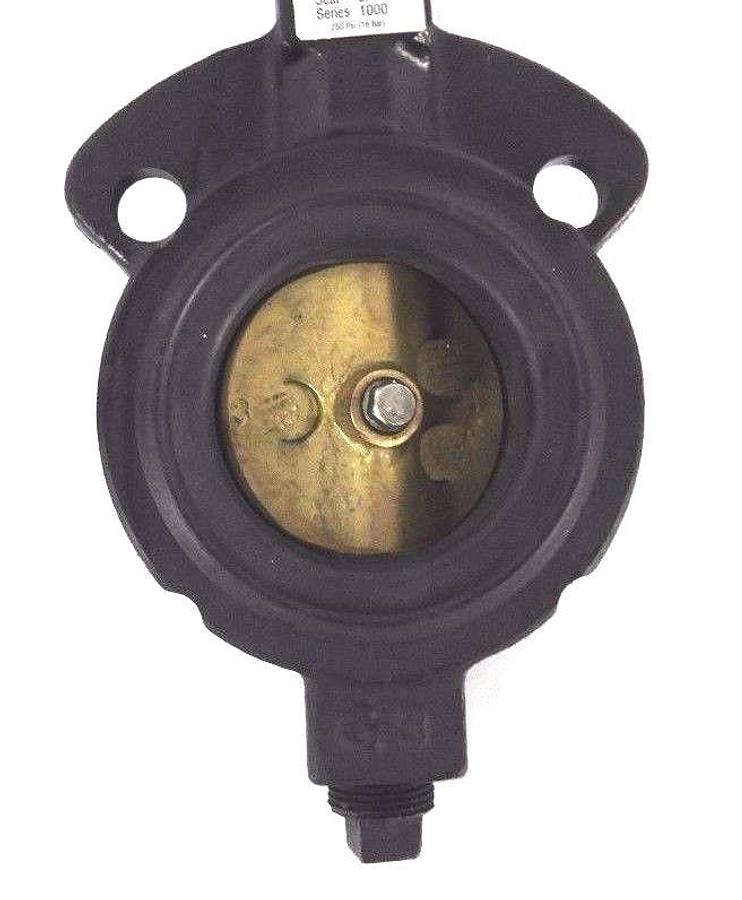 Used NEW GRINNELL AL-BRZ BUTTERFLY VALVE 3" CI BODY, 416SS STEM, SERIES 1000