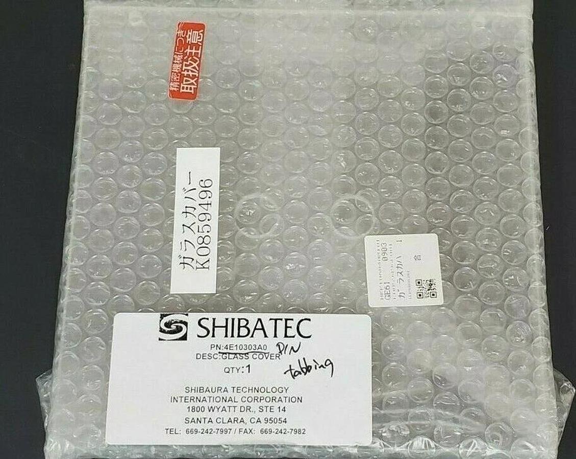 Used NEW SHIBATEC / SHIBAURA 4E10303A0 GLASS COVER K0859496