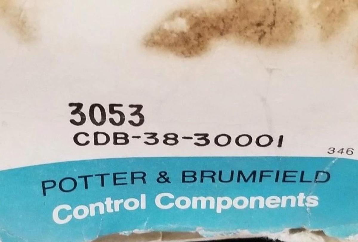 Used NIB POTTER & BRUMFIELD CDB-38-30001 TIME DELAY RELAY 0.1-10SEC. 10A 120VAC 3053