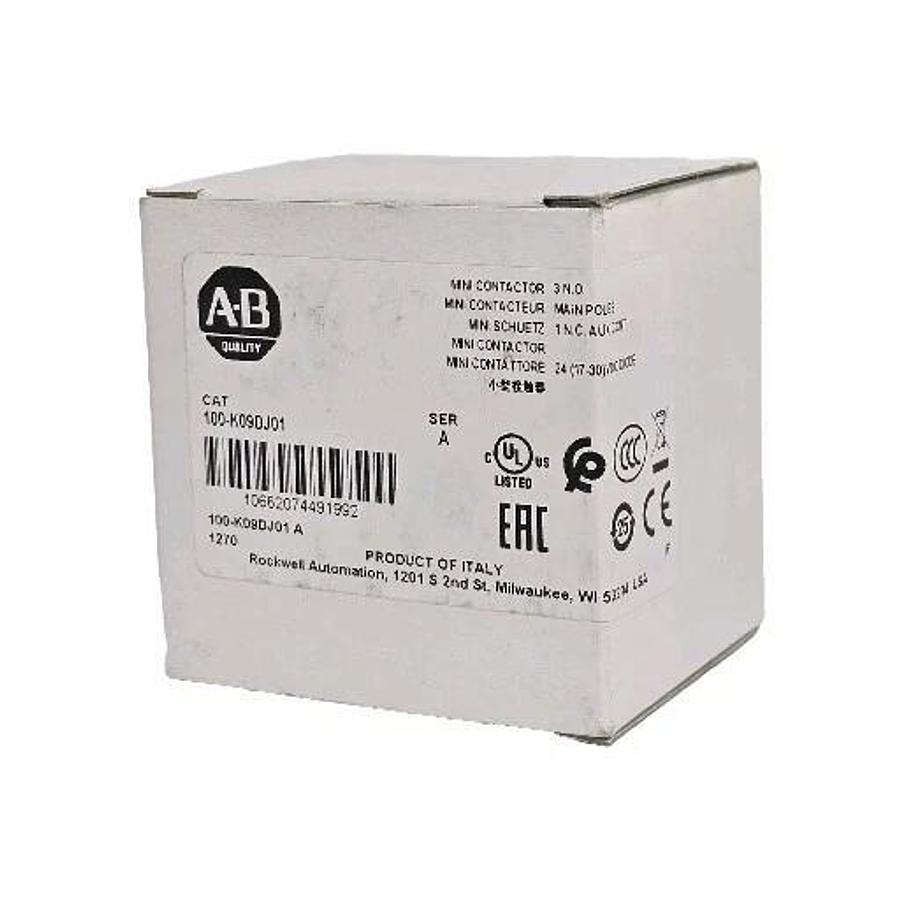 Used NIB ALLEN BRADLEY 100-K09DJ01 MINI CONTACTOR 100K09DJ01 SER. A