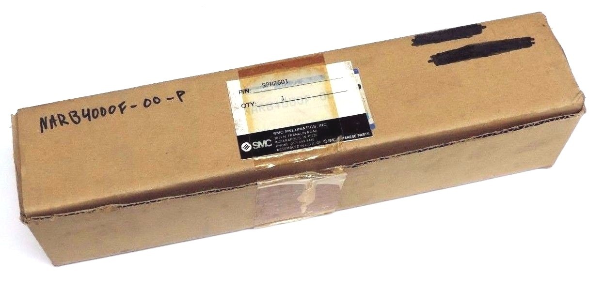 Used NEW SMC NARB4000F-00-P SPACER REGULATOR VALVE W/ 150 PSI GAUGE NARB4000F00P