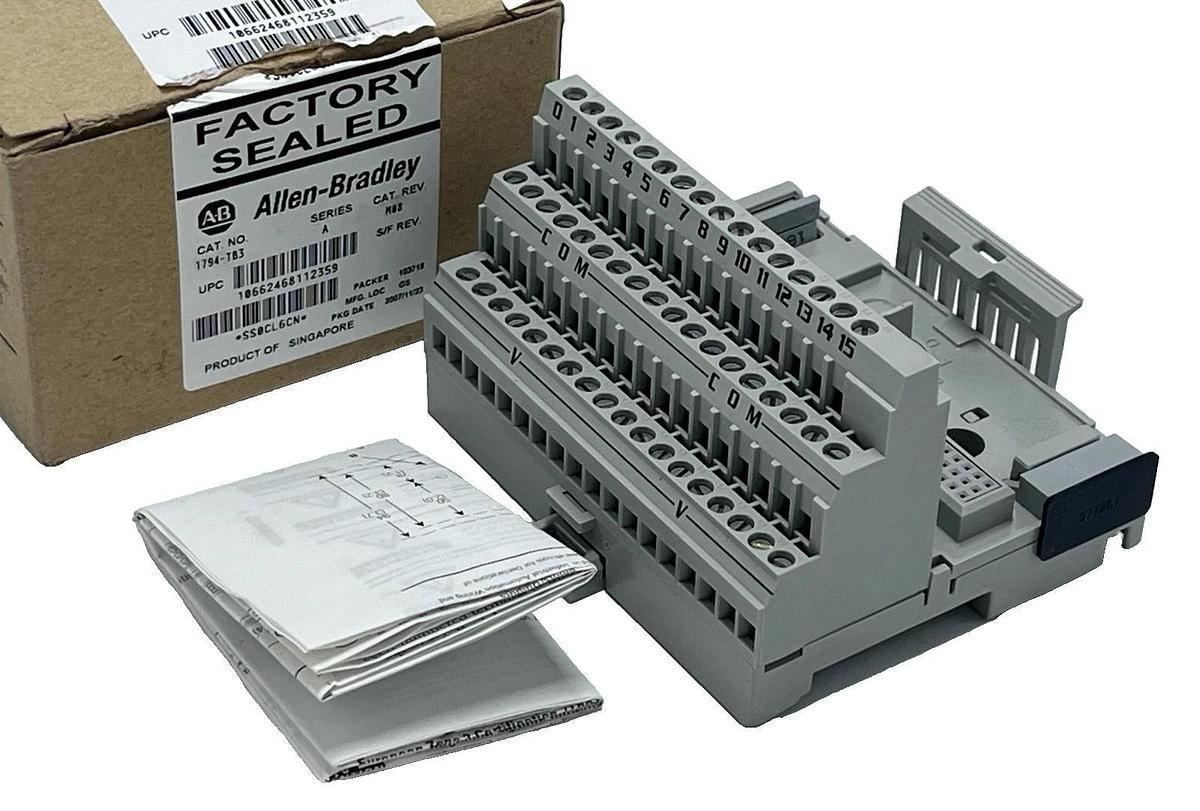 Allen Bradley 1794-TB3 Flex I/O Terminal Base | Ser A Rev B02 | PN 96145477