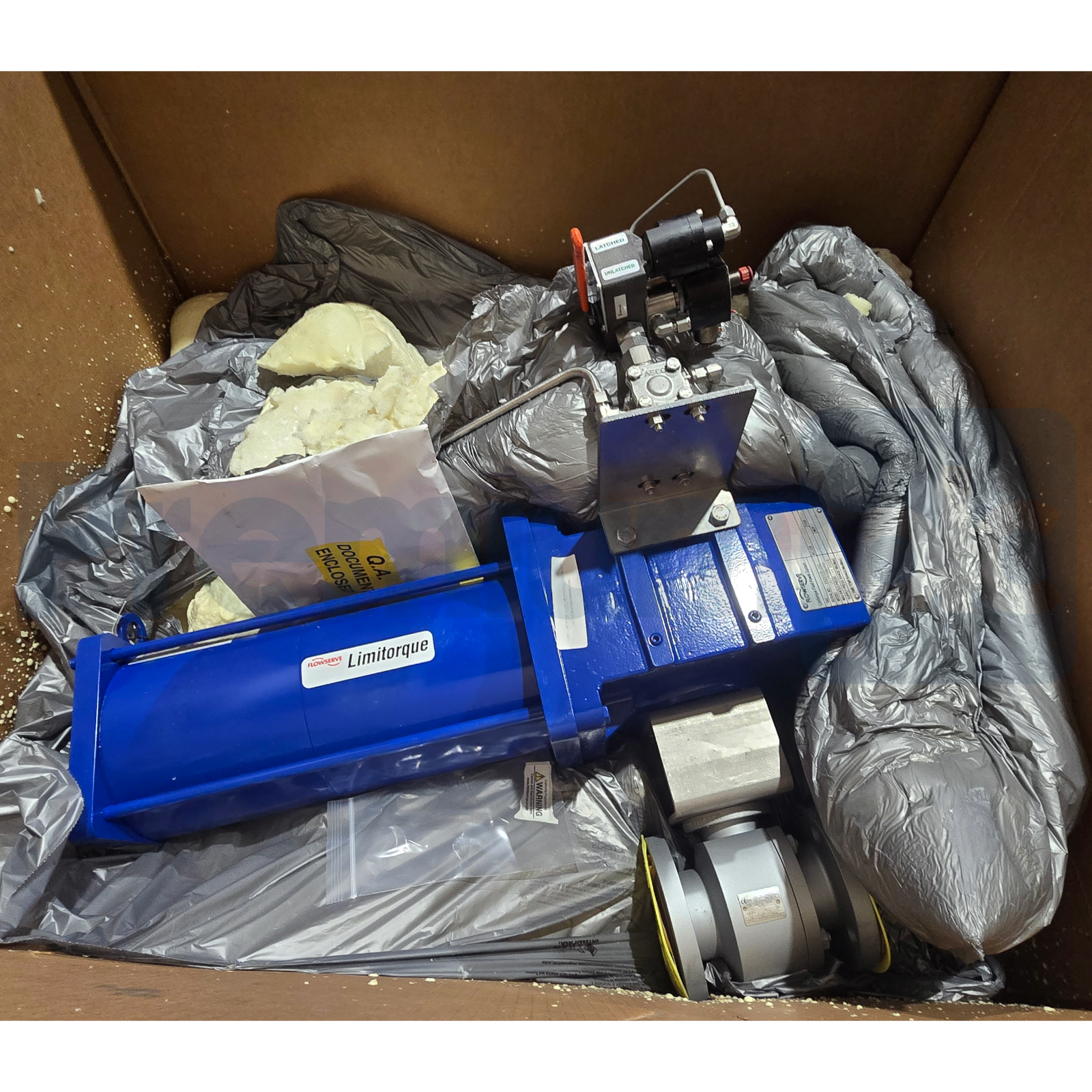 Used FLOWSERVE LPC-10A-166B-SR02 Limitorque Scotch Yoke Valve Actuator 2" Valve NSMP