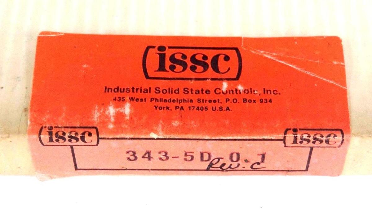 Used NIB ISSC HONEYWELL 343-5D-0.1 REV. C CIRCUIT BOARD, 3435D01