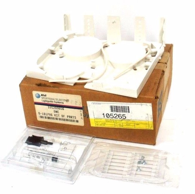 Used NEW AT&T WESTERN ELECTRIC 105289656 ONE D-181706 KIT OF PARTS SPLICE TRAY