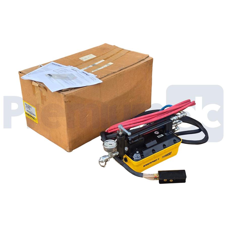 Used Enerpac PARG1102NU101 Turbo II Torqlite Air Hydraulic Pump PARG1102N w/Pendant