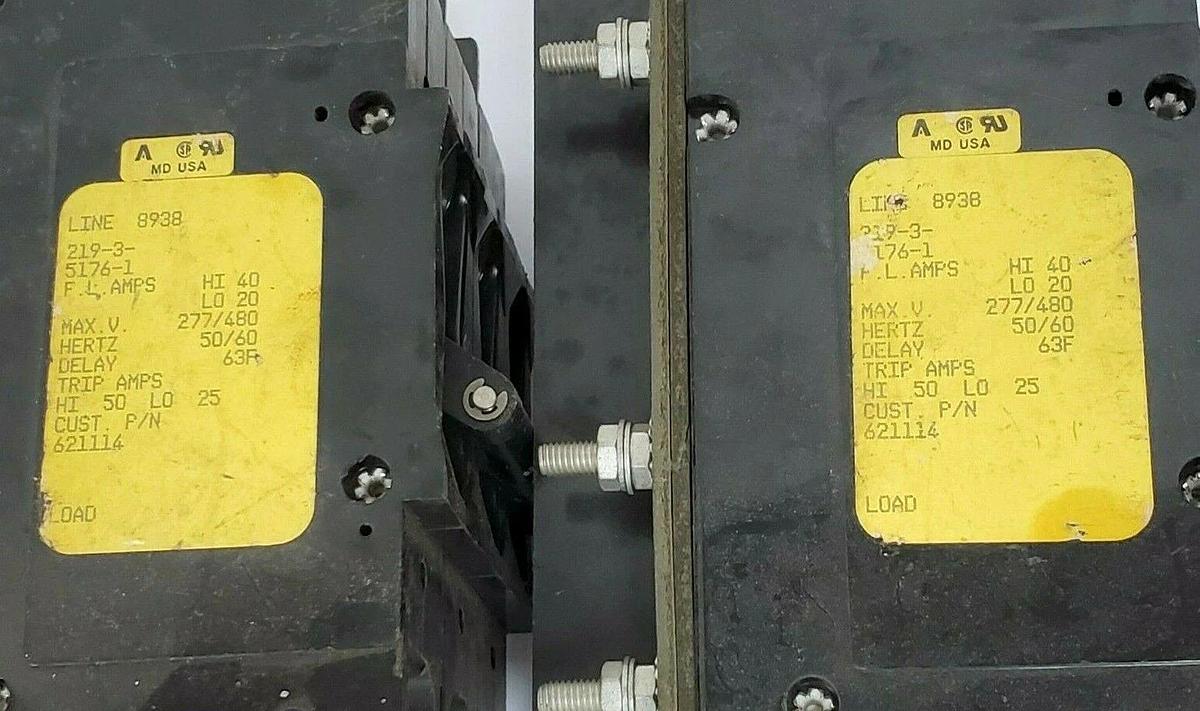 Used NEW AIRPAK 219-3-5176-1 CIRCUIT BREAKER 277/480V 50/60HZ