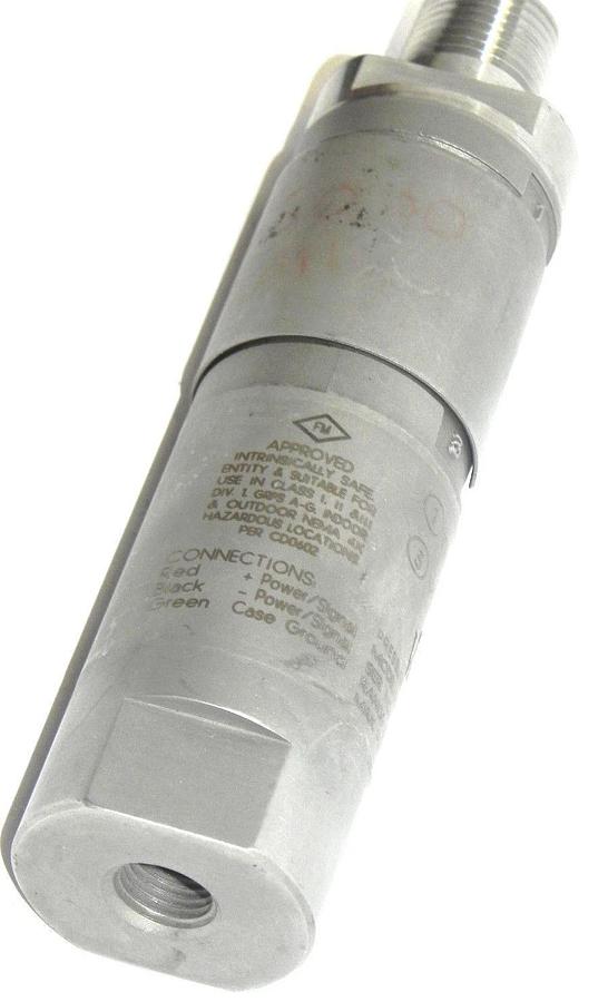 Used VIATRAN 584BFST27 PRESSURE TRANSDUCER RANGE: 0-5000 PSIS MAX PRES. 7500 PSIS