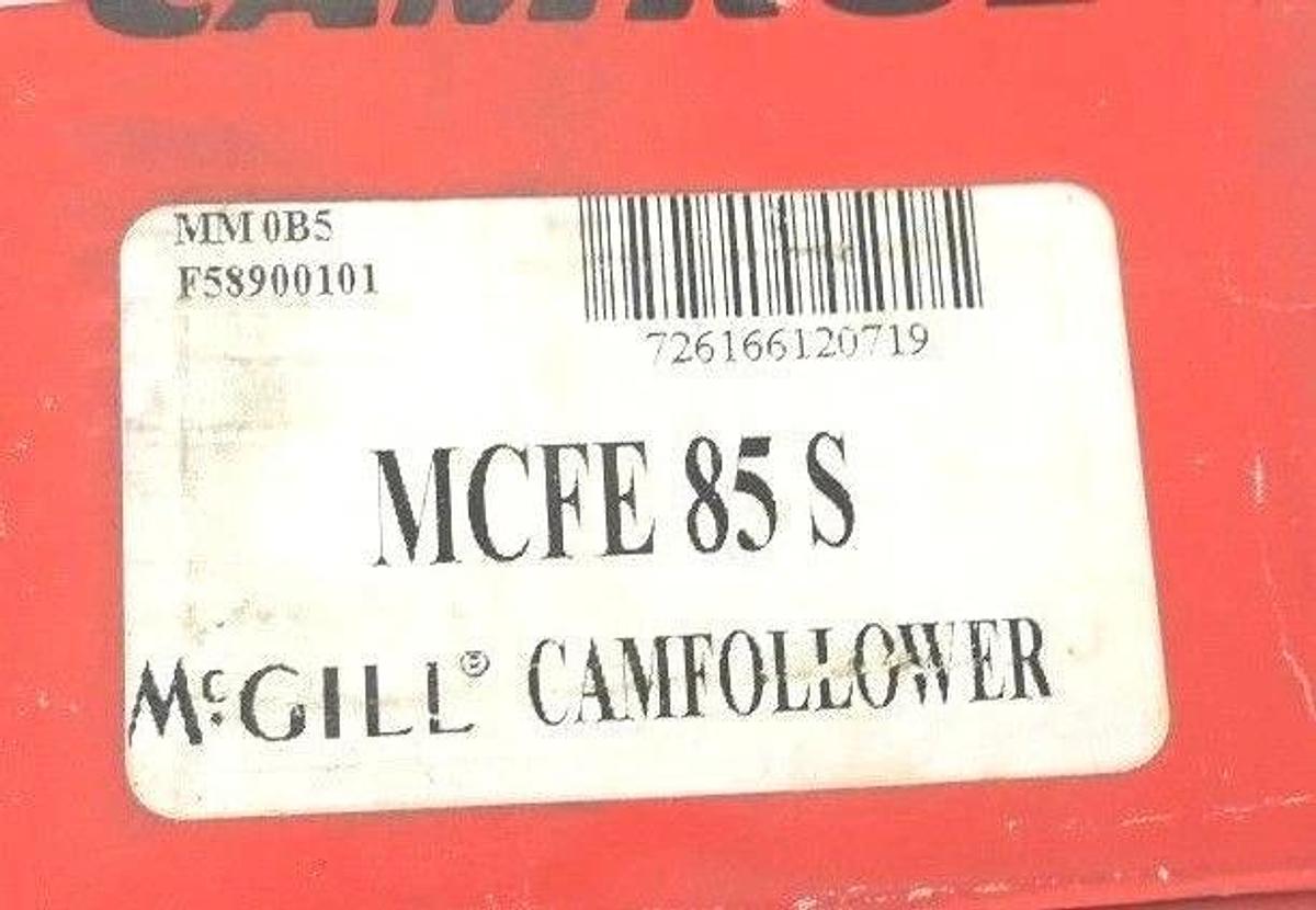 Used NIB MCGILL MCFE 85 S METRIC CAM FOLLOWER MCFE85S