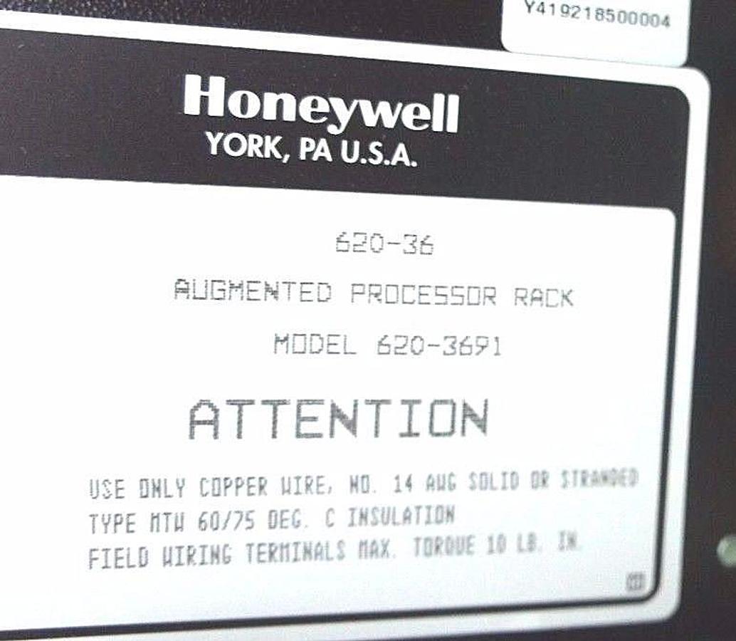 NIB HONEYWELL 620-3691 11/14/16/36 AUG RACK 4 OS 19" 6203691 620-36 D031009067B