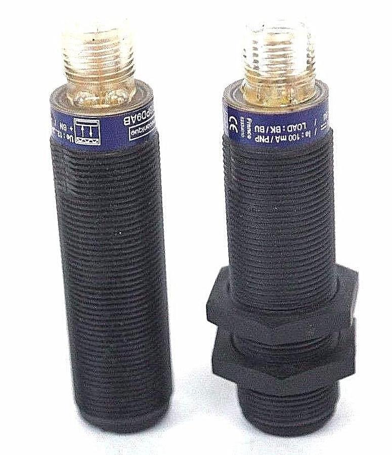 Used LOT OF 2 NEW TELEMECANIQUE XU1-P18PD9AB PHOTOELECTIC SENSOR 12...24V