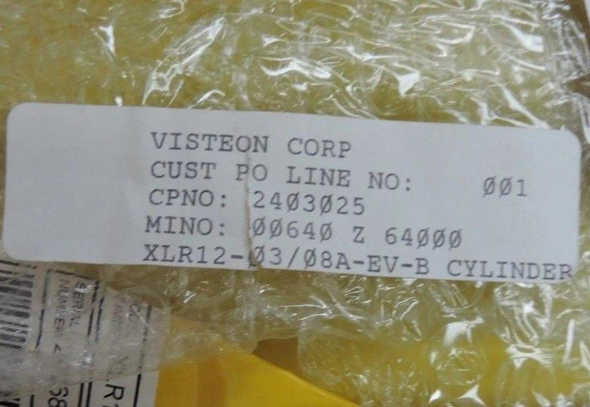 NIB PARKER XLR12-03/08A-EV-B REACH SLIDE ACTUATOR CYLINDER 100PSI