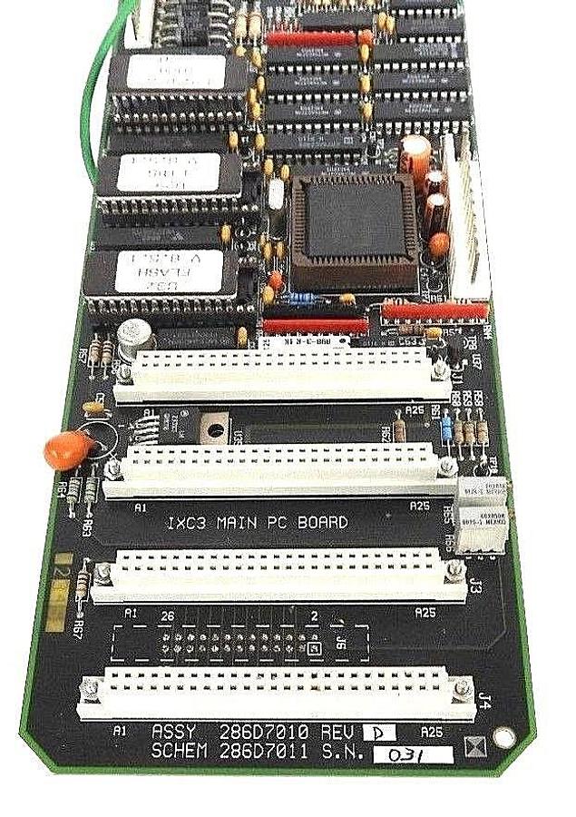 Used IRT CORP. ASSY 286D7010 REV. D IXC3 MAIN PC BOARD SCHEM 286D7001 S.N. 031